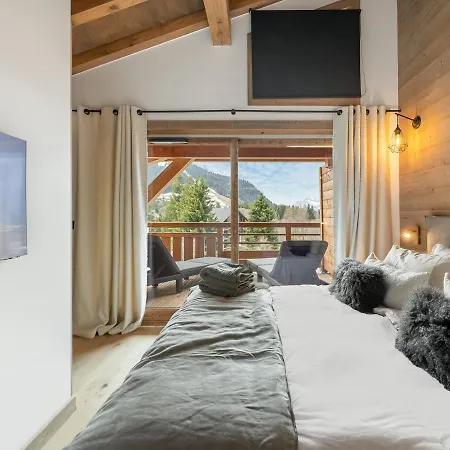 Apartment Luxueux Au Pied Du Mont D'arbois, Megeve, Avec Espace Bien-etre Et Salle De Cinema - Fr-1-569-106
