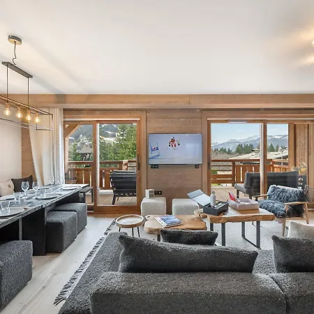 Luxueux Au Pied Du Mont D'arbois, Megeve, Avec Espace Bien-etre Et Salle De Cinema - Fr-1-569-106 Apartment Megeve